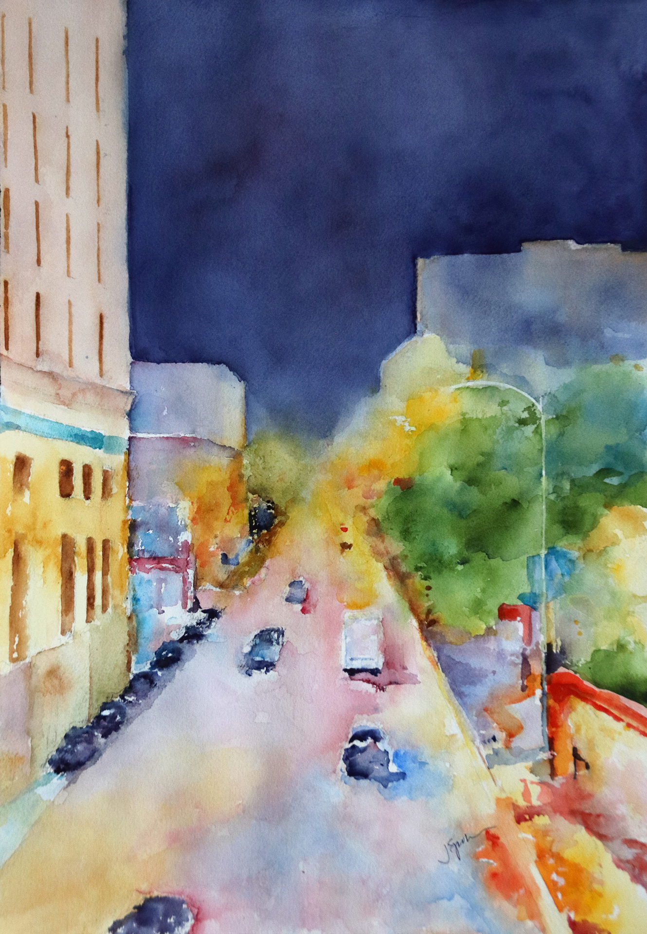 Looking West from the Red Line (Sold)